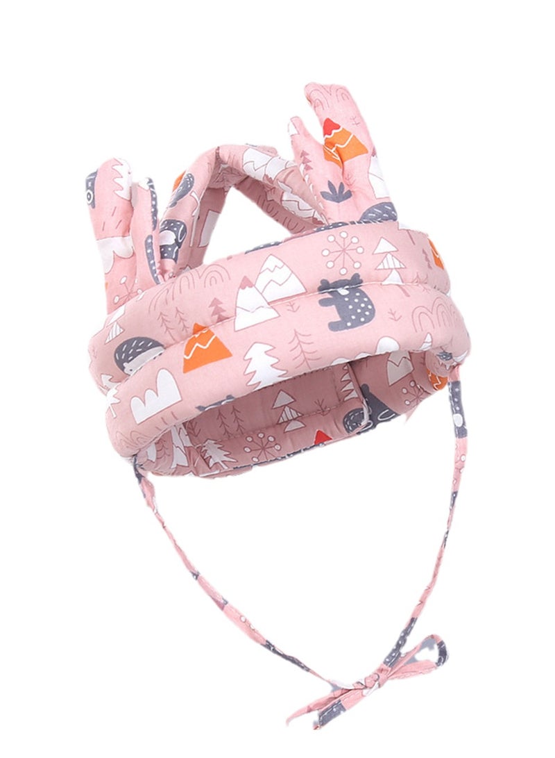 Children head pillow anti-fall head protection pad learning to walk thickened Baby toddler protective head hat  - Image 1