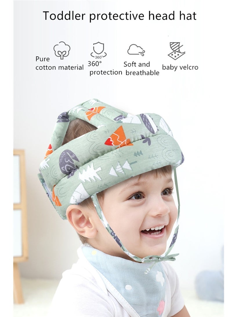 Children head pillow anti-fall head protection pad learning to walk thickened Baby toddler protective head hat  - Image 5