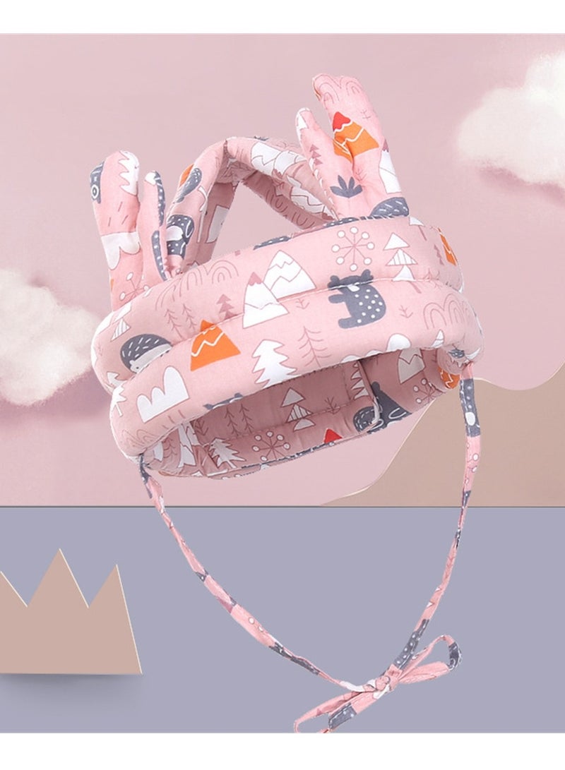 Children head pillow anti-fall head protection pad learning to walk thickened Baby toddler protective head hat  - Image 2