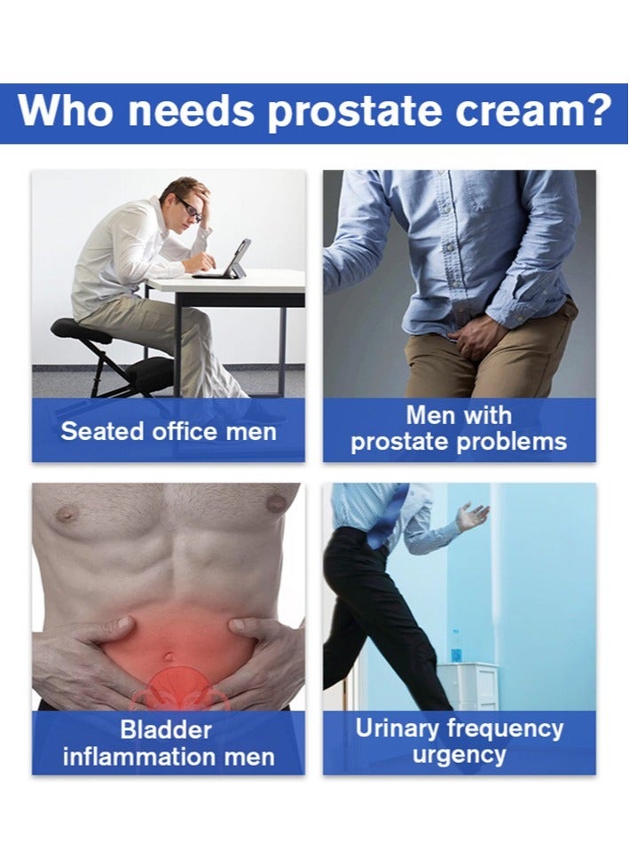 Cream Men Prostate Enhance Cream Reduce Frequent Urination For Men Health Care Treatment 20g - Image 4