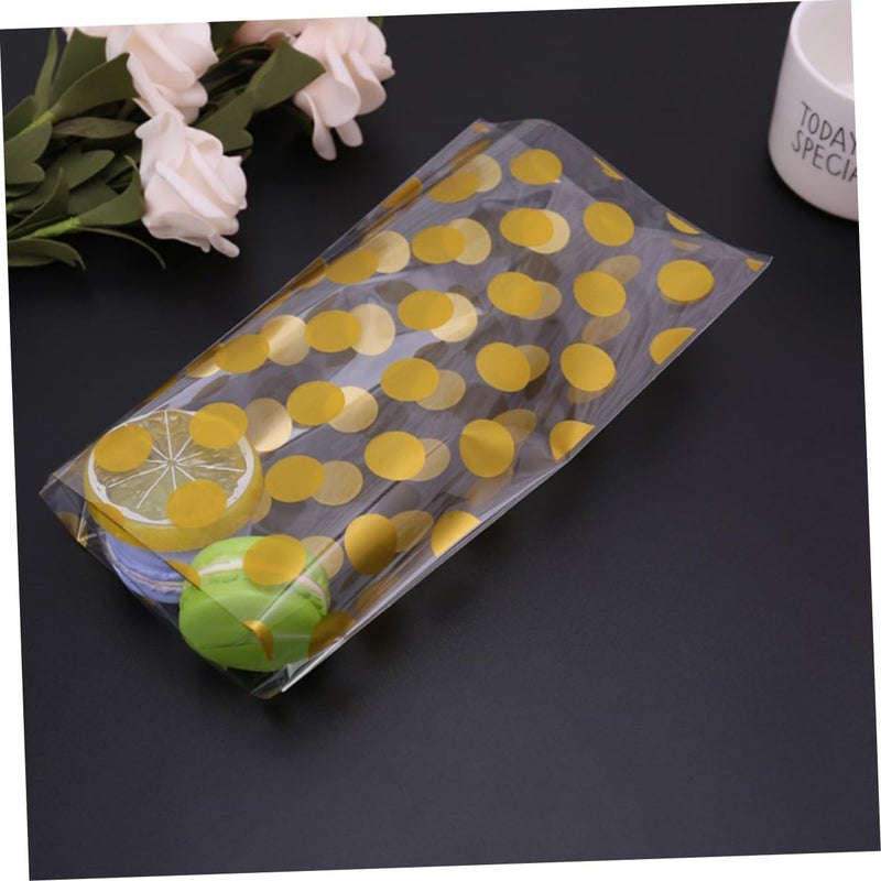 VERDANVERSE 100pcs Cellophane Treat Bags Dots Food-grade Favor Packaging for Cookies Candy and Party Weddings and Showers - Image 4