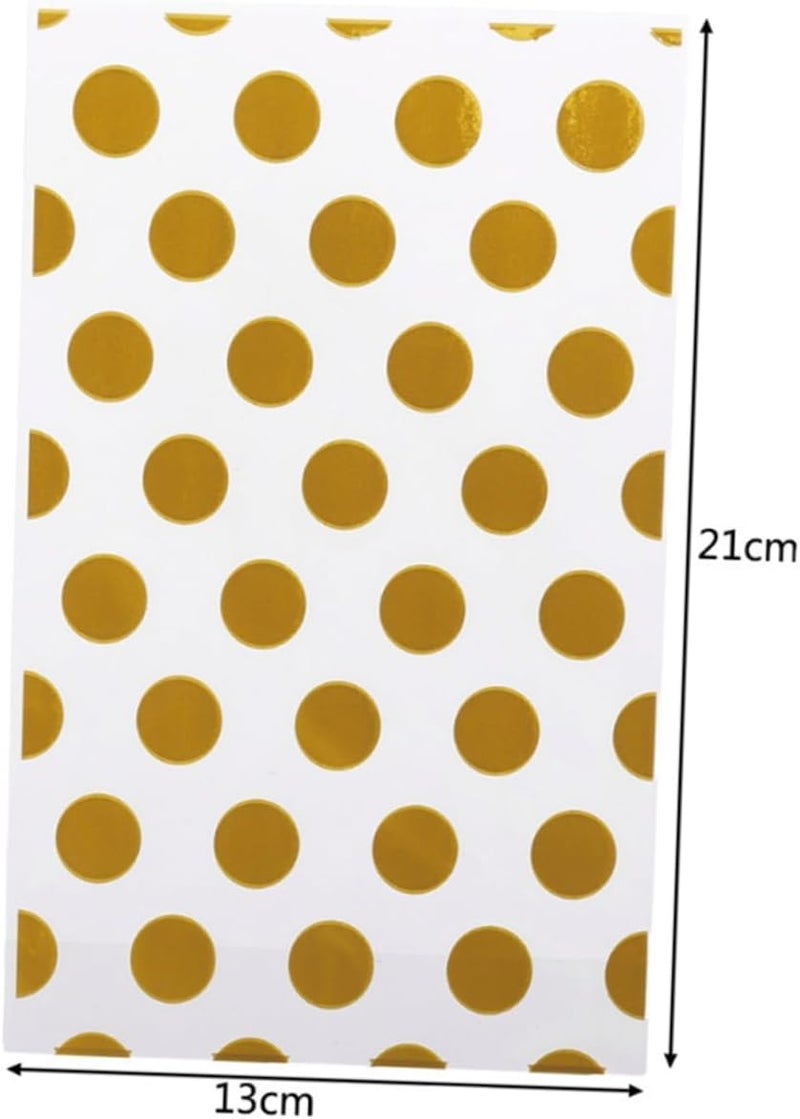 VERDANVERSE 100pcs Cellophane Treat Bags Dots Food-grade Favor Packaging for Cookies Candy and Party Weddings and Showers - Image 2