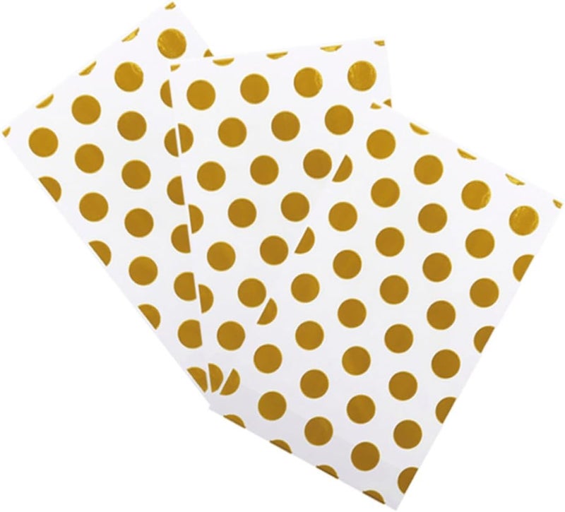VERDANVERSE 100pcs Cellophane Treat Bags Dots Food-grade Favor Packaging for Cookies Candy and Party Weddings and Showers - Image 1