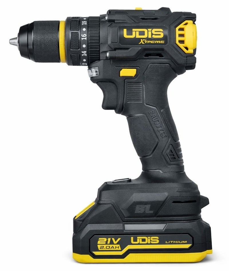 High Quality 21V Brushless Cordless Drill Set – Dual Battery + Charger + Case – Professional Power Tool - Image 2