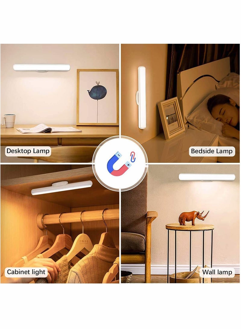 LED Desk Lamp USB Rechargeable Under Cabinet Lights 3 Lighting Modes Touch Control for Closet Mirror Bedside Kitchen Lighting - Image 3