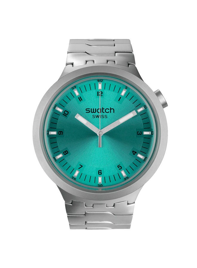 Swatch Stainless Steel Steel Analog Watch SB07S100G - Image 1