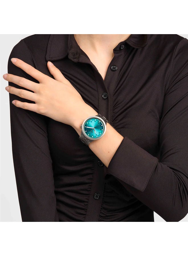 Swatch Stainless Steel Steel Analog Watch SB07S100G - Image 2