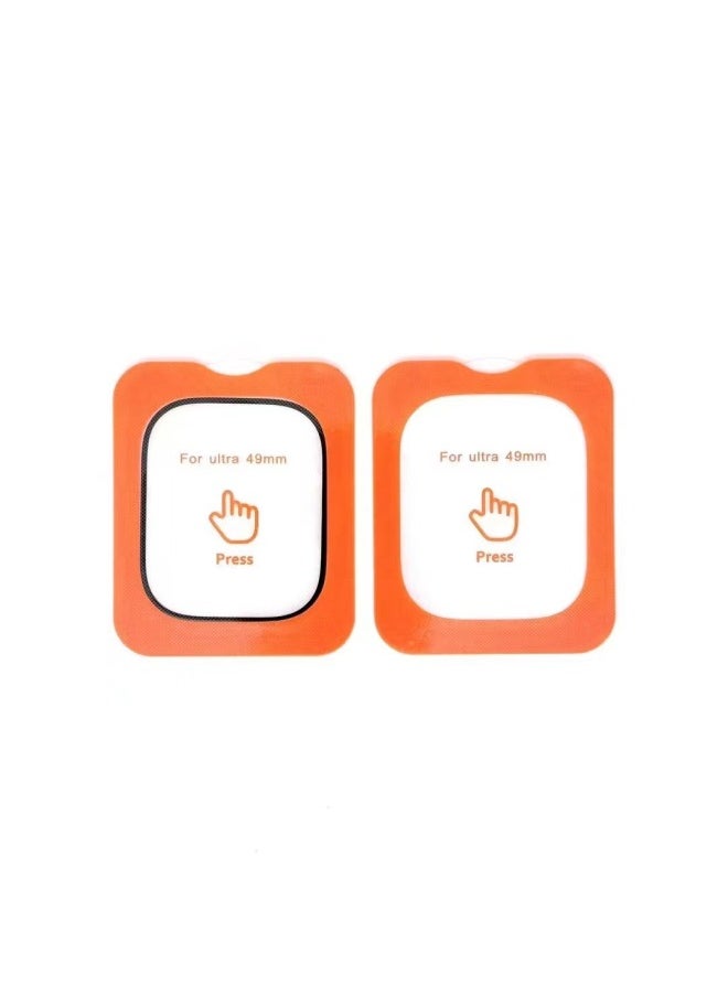Generic Suitable For Apple IWatch Watch Film Hot Bending 3D Protective Film Full Screen Pmma Film 45mm/44mm/42mm/41m-Color:Watch With Positioning--transparent High-definition Tempered Film Bare Film-Size:Huawei Gt5-41mm  - Image 1