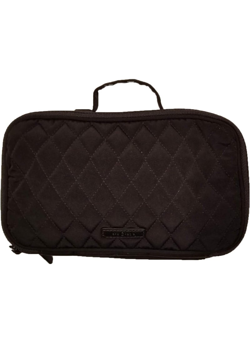 Vera Bradley - Vera Bradley Medium Iconic Blush & Brush Makeup Case, Classic Black - Image 1