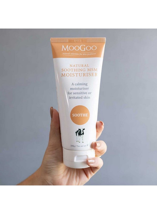 MOOGOO Soothing Msm Moisturizer A Natural Lightweight Lotion For Sensitive Irritated Red Itchy Skin (200G) - Image 3