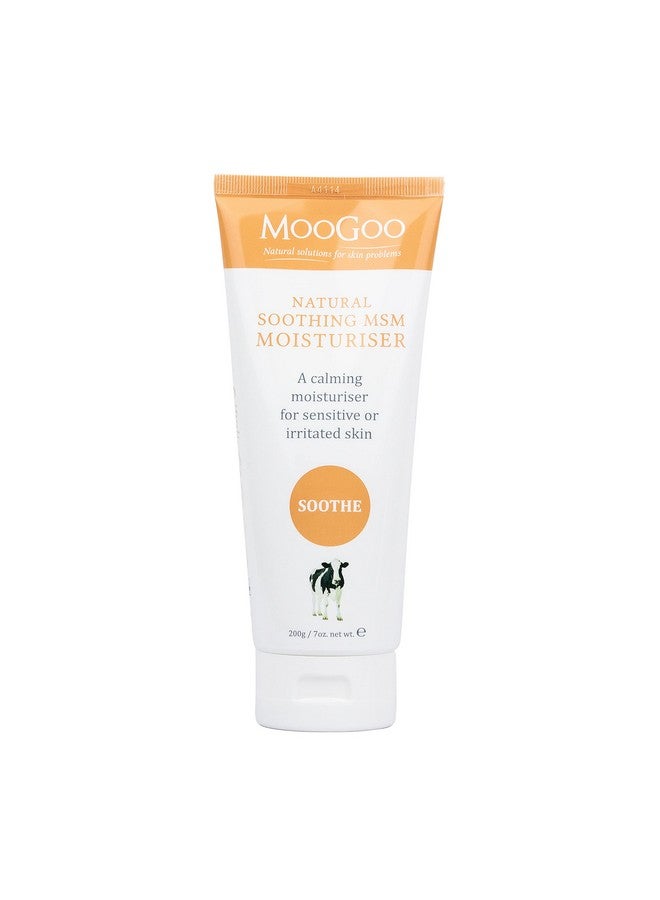 MOOGOO Soothing Msm Moisturizer A Natural Lightweight Lotion For Sensitive Irritated Red Itchy Skin (200G) - Image 1