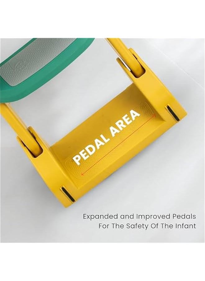 MIXDE 3-in-1 Baby Potty Seat With Ladder for Kids, Baby Potty Ladder Training Potty Chair with Splash Guard & Cushion Seat, Kids Toilet Seat, Potty Chair for 1-8 Years Boys & Girls (Green)  - Image 4