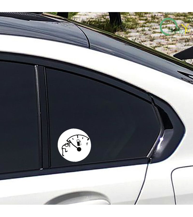 Funny Fuel Gauge Car Sticker Waterproof Vinyl T267A3 Low Fuel Decoration for Cars Trucks SUVs - Image 1