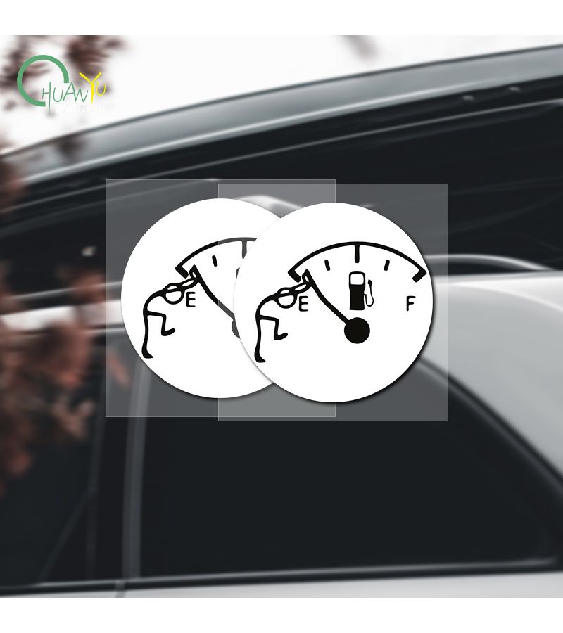 Funny Fuel Gauge Car Sticker Waterproof Vinyl T267A3 Low Fuel Decoration for Cars Trucks SUVs - Image 3