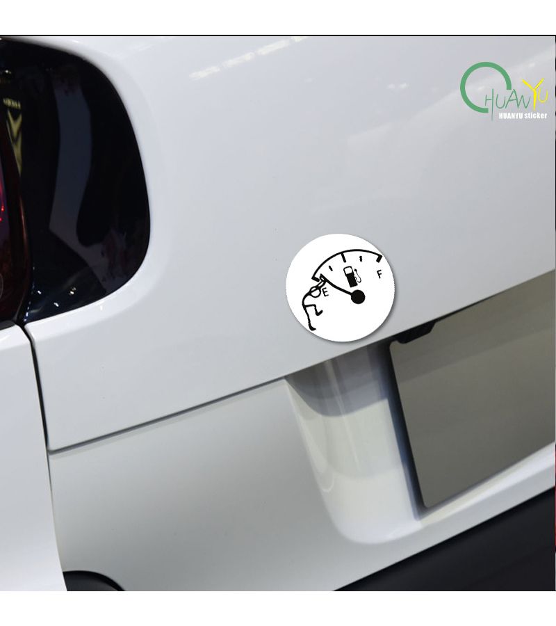Funny Fuel Gauge Car Sticker Waterproof Vinyl T267A3 Low Fuel Decoration for Cars Trucks SUVs - Image 4