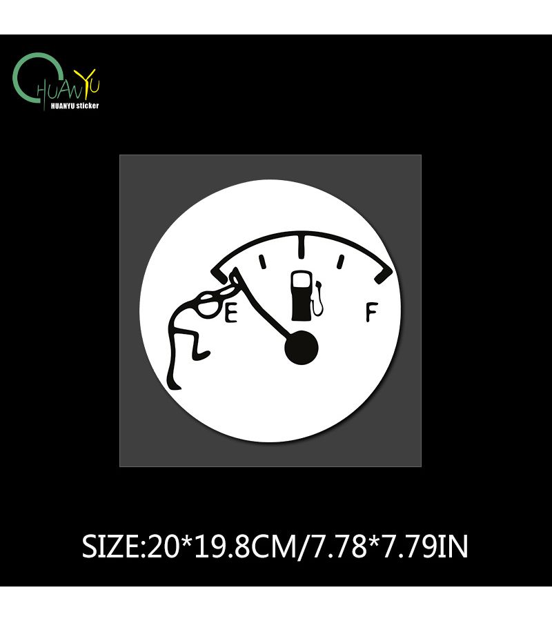 Funny Fuel Gauge Car Sticker Waterproof Vinyl T267A3 Low Fuel Decoration for Cars Trucks SUVs - Image 2