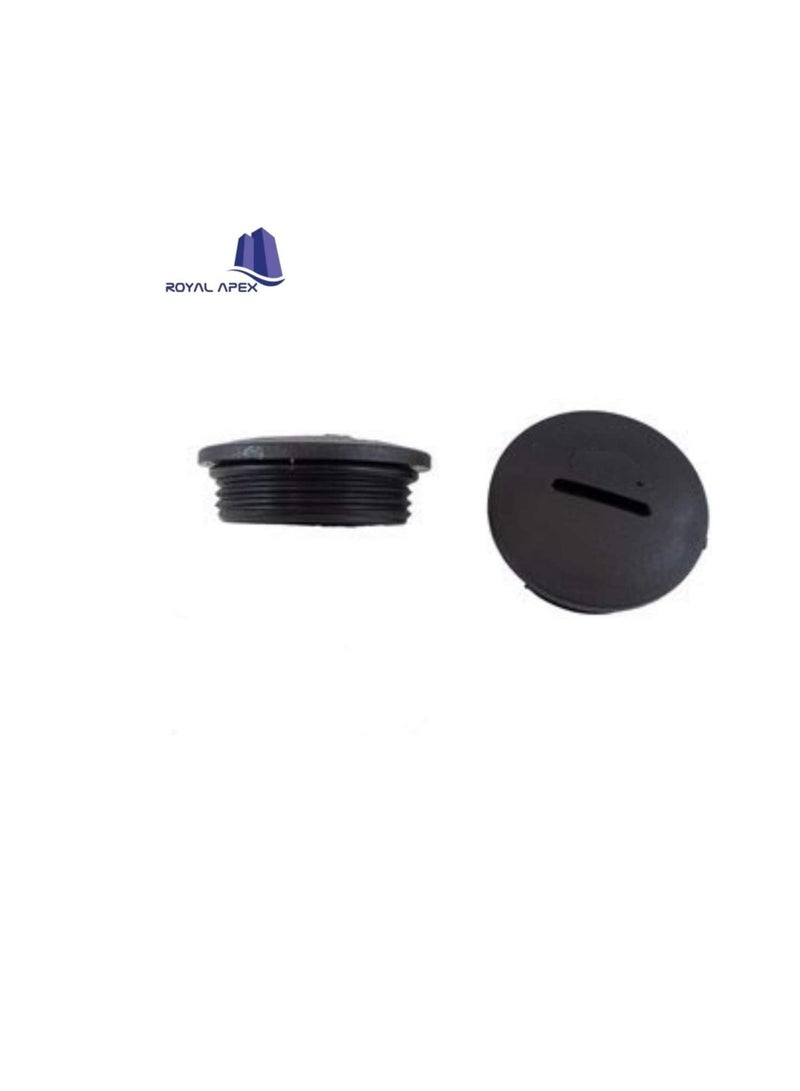 PVC Screw Threaded Plugs Waterproof with O-Ring for Junction Box & Electrical Wiring Etc. (Pack of 25) (25mm - M25, Black)  - Image 2