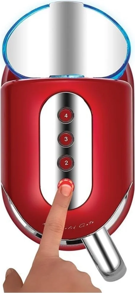 كوركماز A862 Kahvekolik Aqua Coffee Machine Red/Chrome