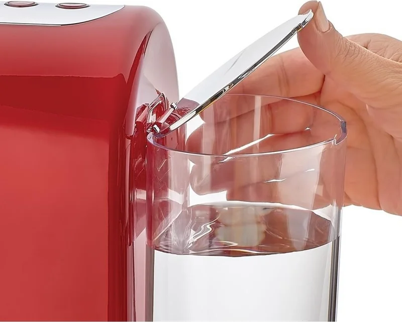 كوركماز A862 Kahvekolik Aqua Coffee Machine Red/Chrome