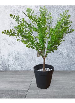 Artificial tree planted in a green pot, 40 cm