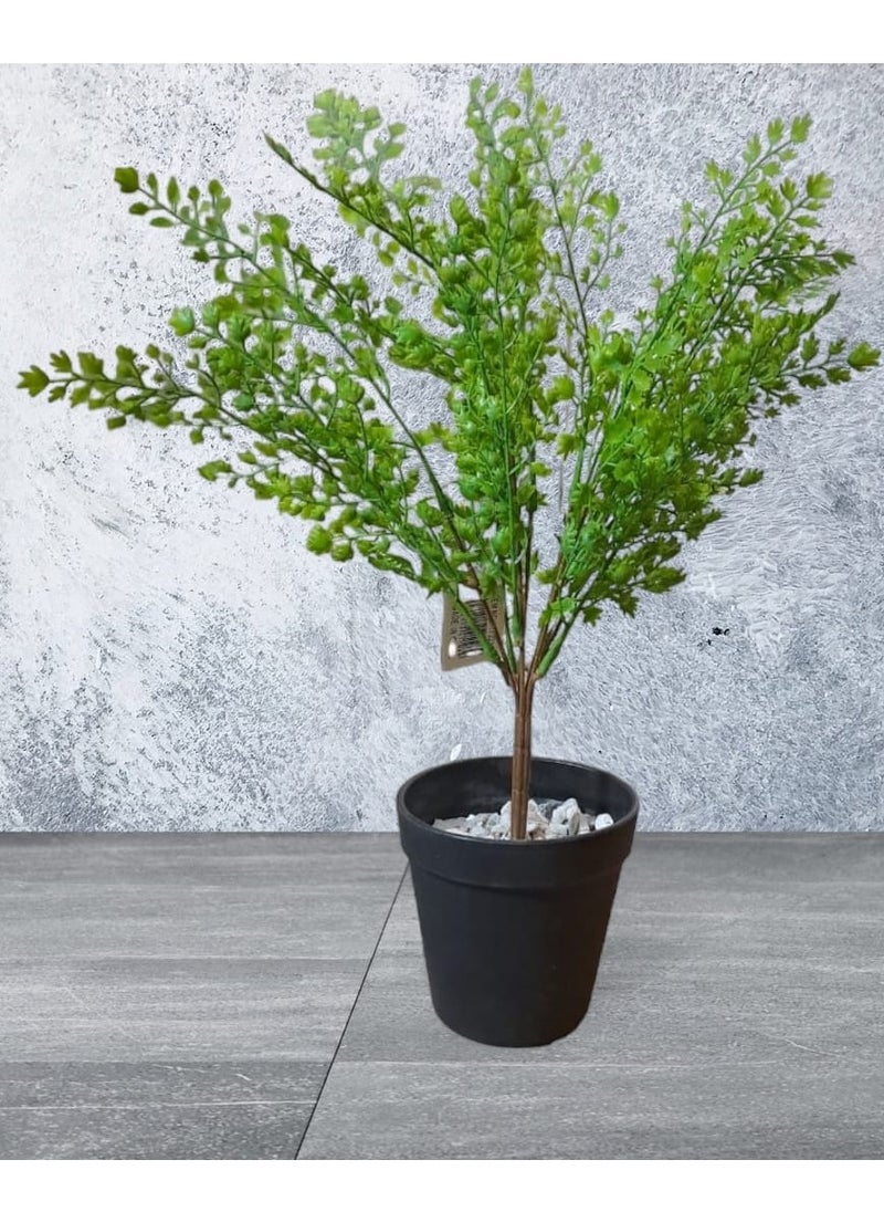 AL KHALDIYA - Artificial tree planted in a green pot, 40 cm - Image 1