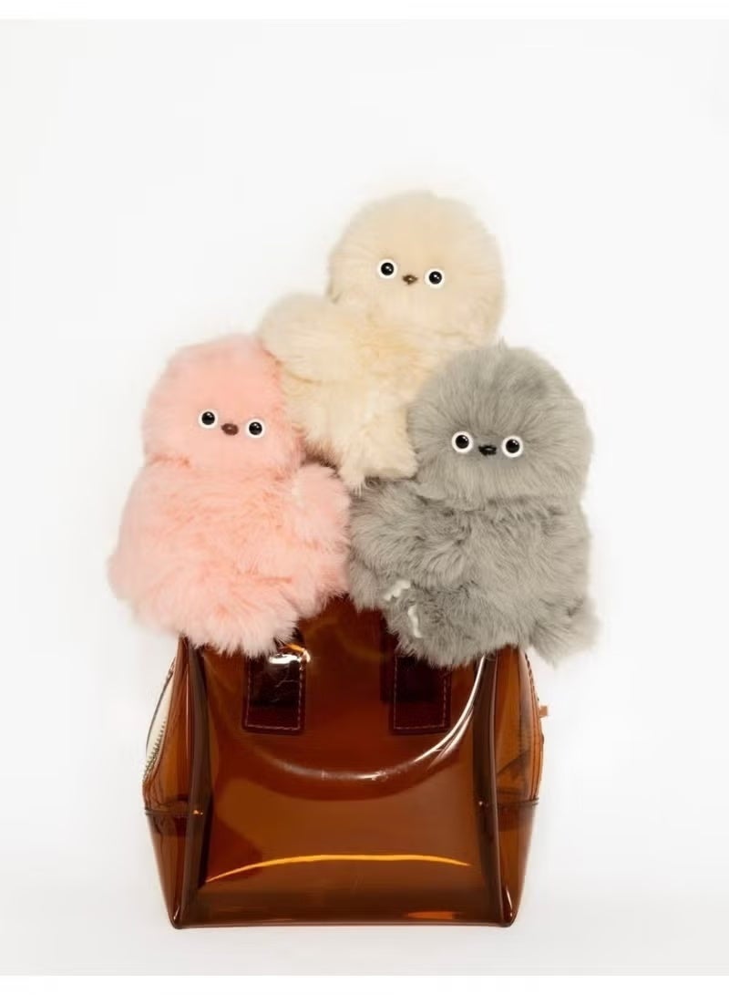 Mirumi Interactive Plush Robot Toy For Bags Cute Ai Reaction Plush Charm Soft Fluffy Companion Toy With Sound & Touch Sensor For Kids And Collectors - Image 2