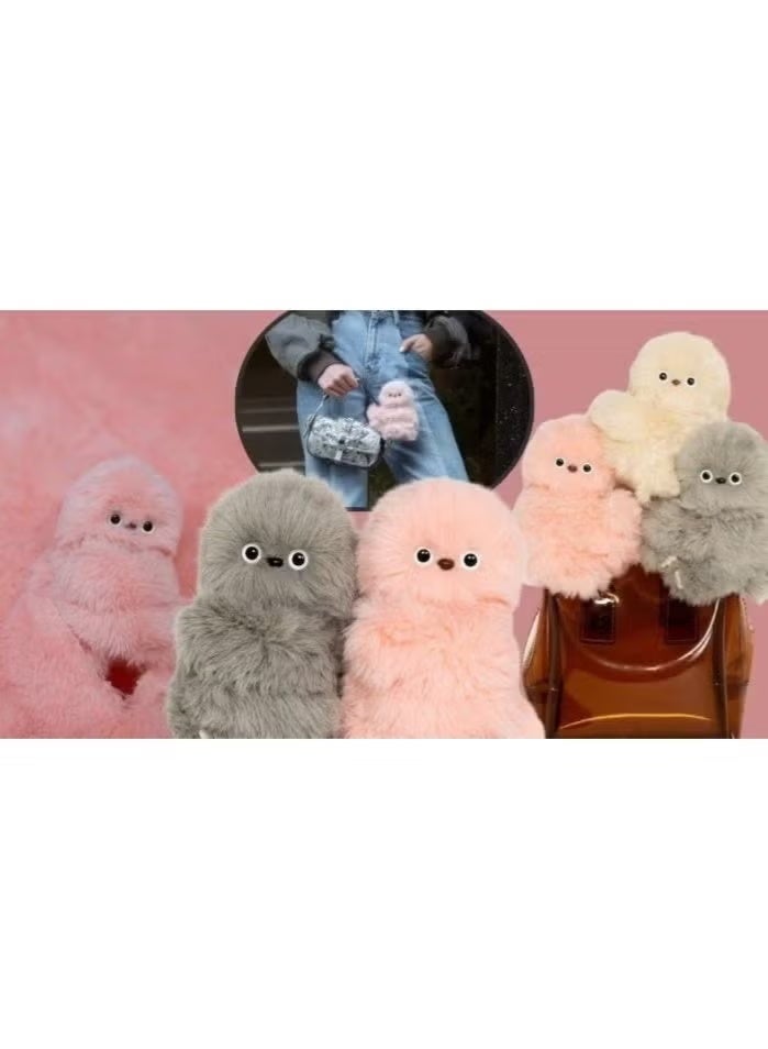 Mirumi Interactive Plush Robot Toy For Bags Cute Ai Reaction Plush Charm Soft Fluffy Companion Toy With Sound & Touch Sensor For Kids And Collectors - Image 3