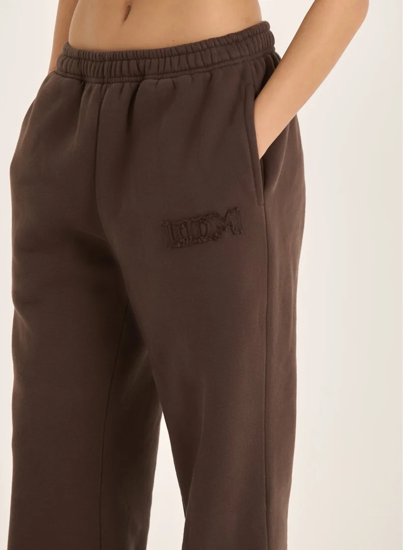LOOM ARCHIVES LOOM Applique Washed Straight Leg Jogger