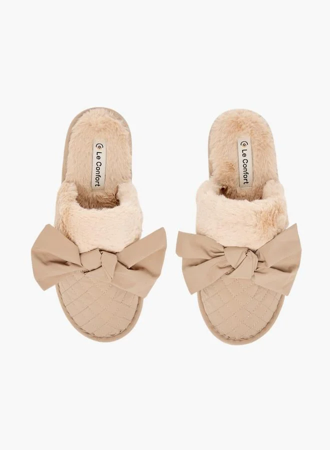 لو كونفورت Women's Quilted Bedroom Slides