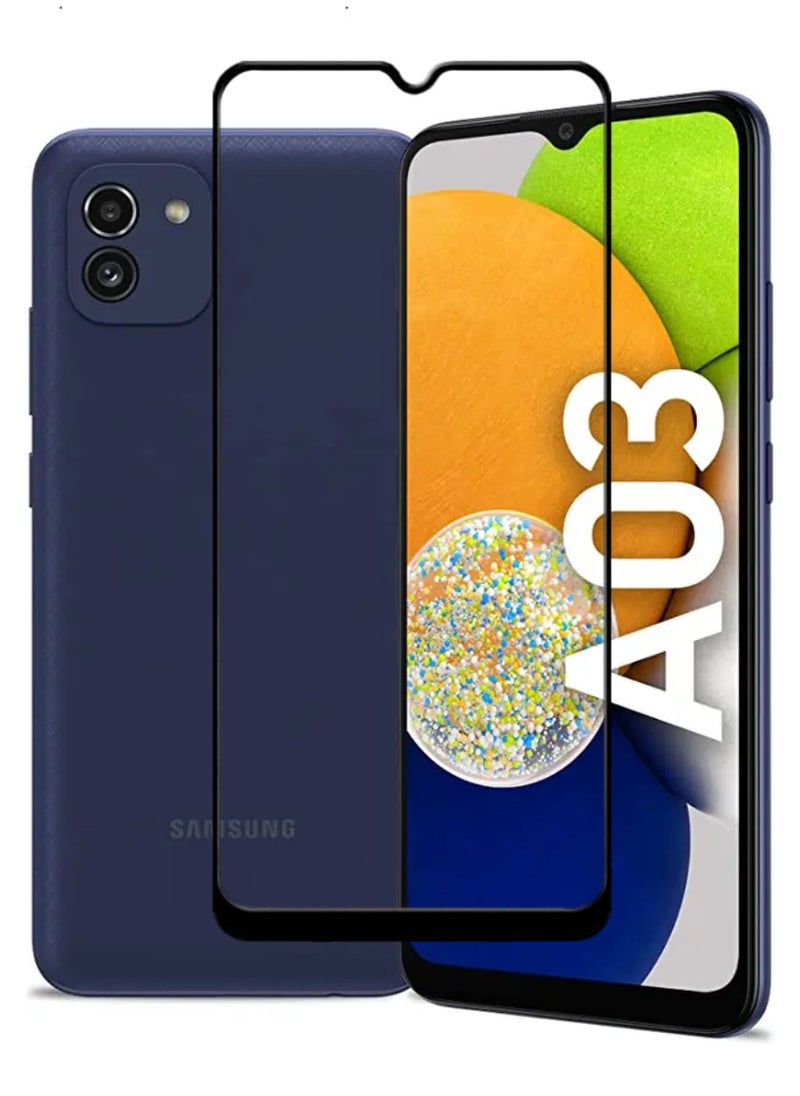 ACLIX Antistatic ESD Dustproof Premium Quality High Definition Tempered Glass Screen Protector Designed For Samsung Galaxy A03 - Image 1