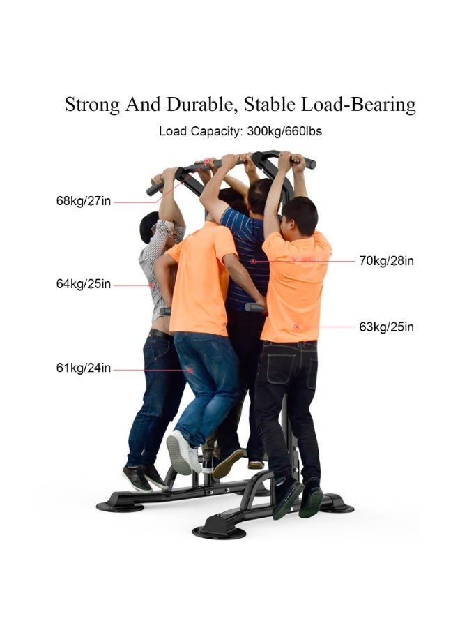 WALALLA Power Tower Pull Up Bar Station, Pull Up Bar Free Standing with Resistance Rope, for Pull-up, Push-up, Multi-function Home Gym Strength Training Workout Equipment 300kg Capacity - Image 4