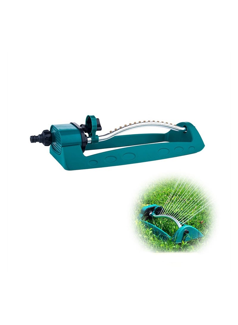KASTWAVE Oscillating Sprinkler Indestructible Lawn Sprinkler 4 Modes Water Sprinkler with 15 Hole Nozzles Adjustable Range Control Covers up to 1024 Square Feet for Patio Yard Garden Lawn  - Image 1