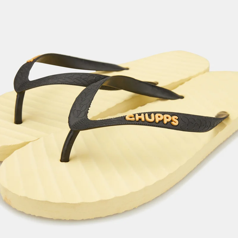CHUPPS Men's Banana Leaf Flip Flops