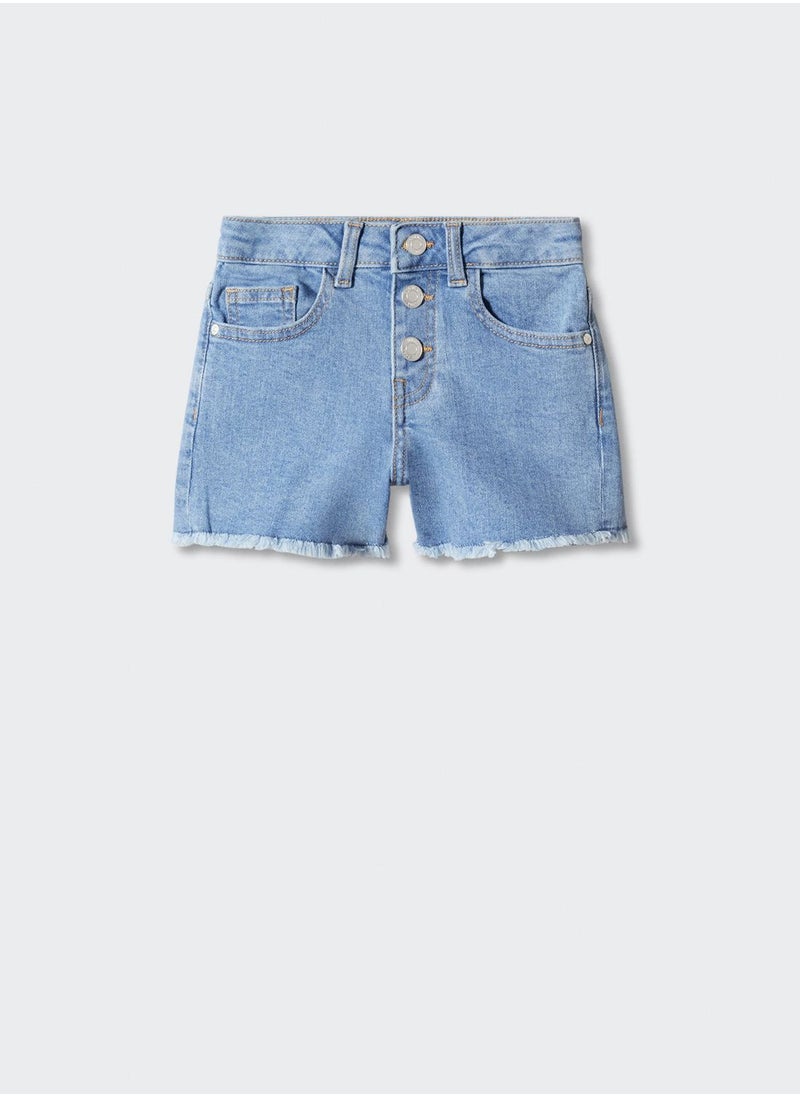 MANGO - Kids Denim Shorts - Image 1