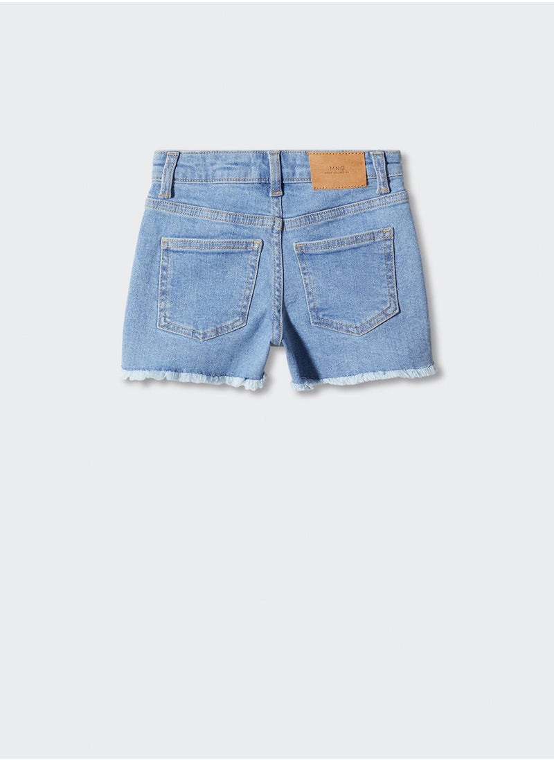 MANGO - Kids Denim Shorts - Image 1