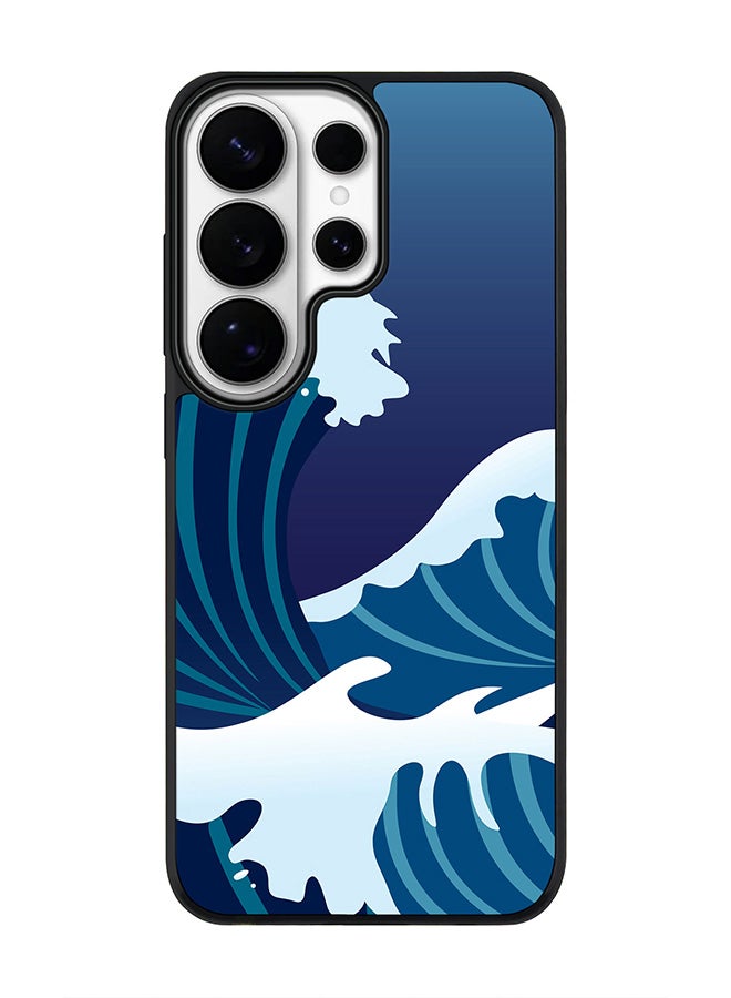 Stylizedd For Samsung Galaxy S26 Ultra Case, [Compatible with MagSafe] Slim Magnetic cover Phone Case - Japanese Sea - Image 1
