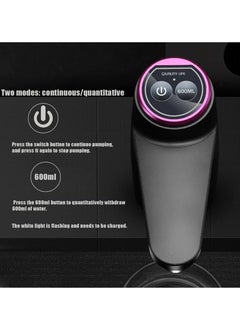 RAQTA Water Jug Pump | Electric USB Charging Water Bottle Pump | Automatic Drinking Water Dispenser for 3-5 Gallon Bottles | Portable for Home, Office, Picnic & Camping  - Image 4