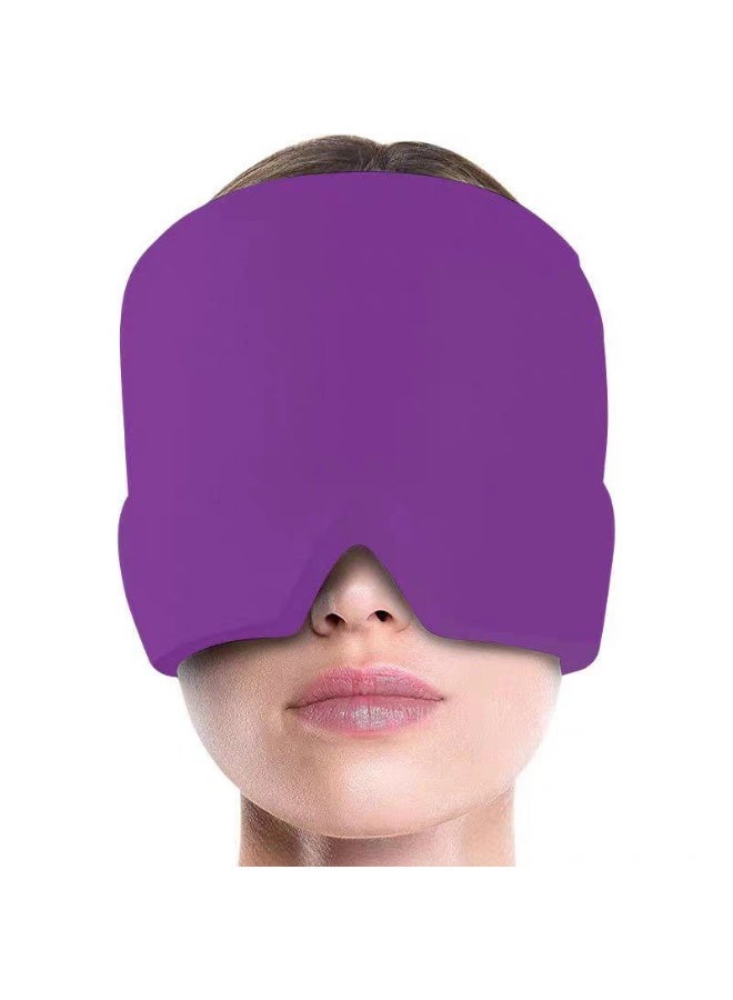 Generic Silicone Gel Face Mask for Stress & Migraine Relief – Hot & Cold Therapy Mask for Headache, Puffy Eyes & Facial Tension - Image 4