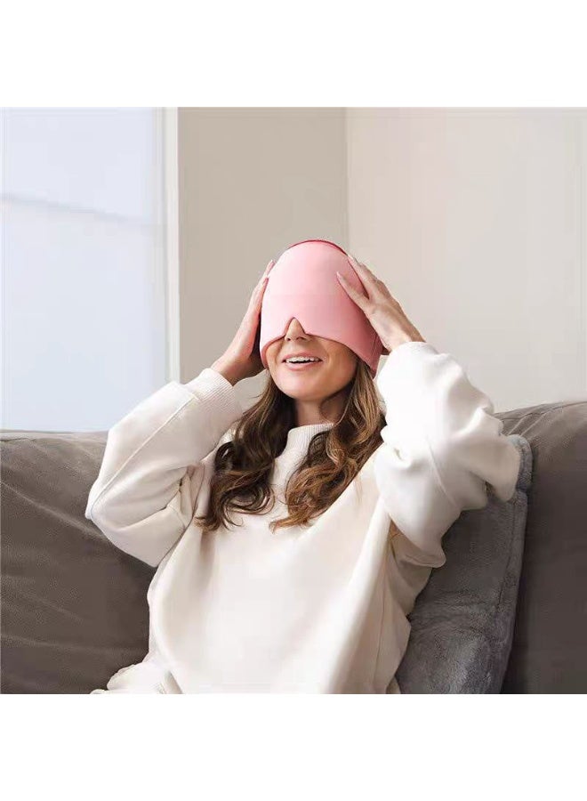 Generic Silicone Gel Face Mask for Stress & Migraine Relief – Hot & Cold Therapy Mask for Headache, Puffy Eyes & Facial Tension - Image 1