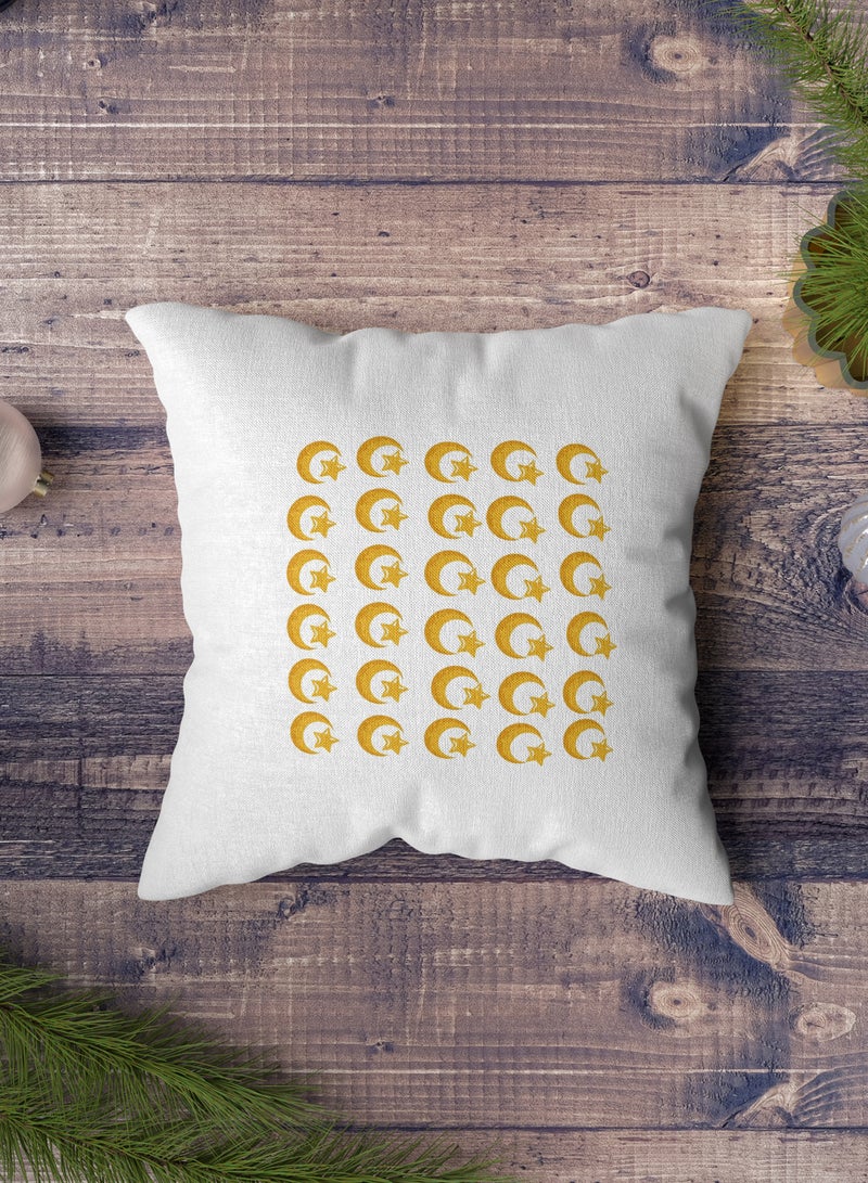 لوحة غطاء وسادة من البوليستر بتصميم نمط هلال رمضان - Image 4