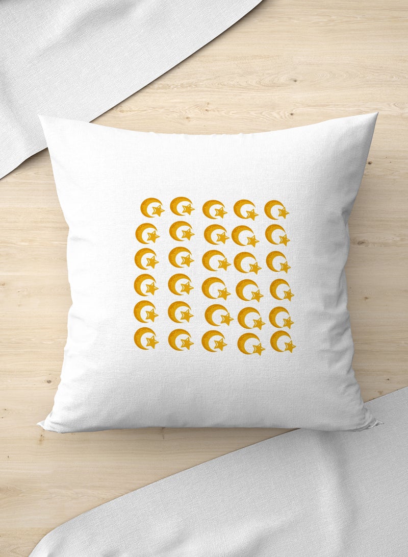 لوحة غطاء وسادة من البوليستر بتصميم نمط هلال رمضان - Image 3