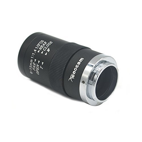 Xenocam 6-15mm 1/3" F1.4 CS Mount Varifocal CCTV Manual Lens for CCTV Camera - Image 2