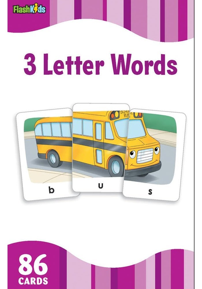 3 Letter Words (Flash Kids Flash Cards)