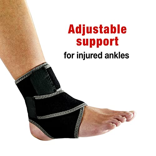 3M ACE Brand Adjustable Compression Ankle Support, Moderate Support for Weak, Sore or Injured Joints, Adjustable Straps, One Size Fits Most - Image 4
