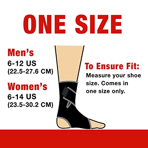 3M ACE Brand Adjustable Compression Ankle Support, Moderate Support for Weak, Sore or Injured Joints, Adjustable Straps, One Size Fits Most - Image 5