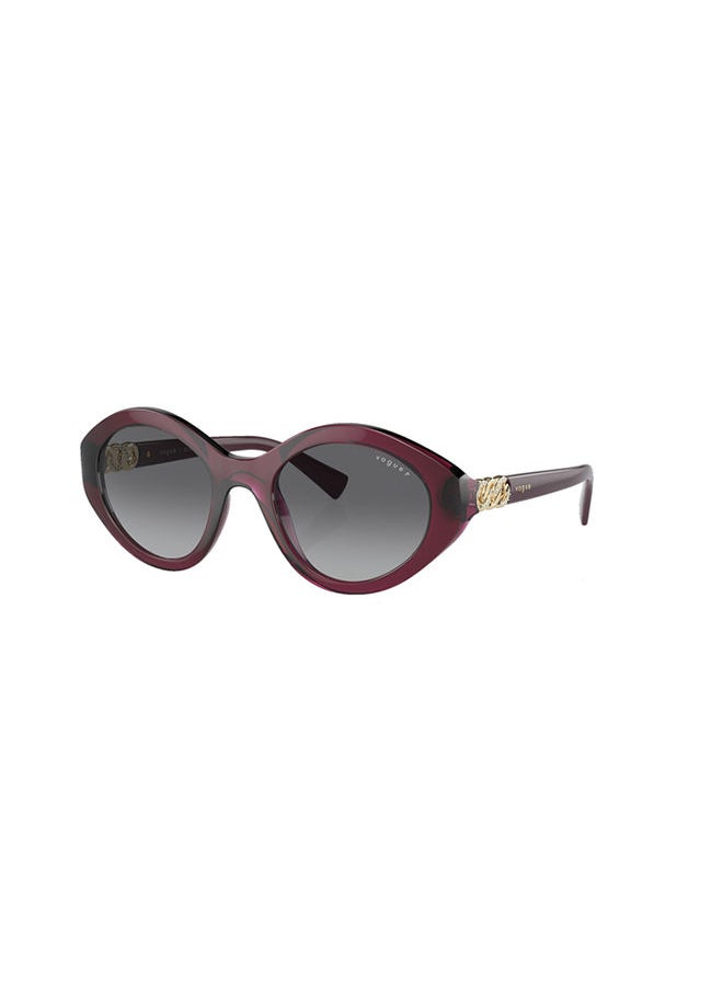 Vogue Full-Rimmed Oval Sunglasses 5576SB,52,2989, T3  - Image 1