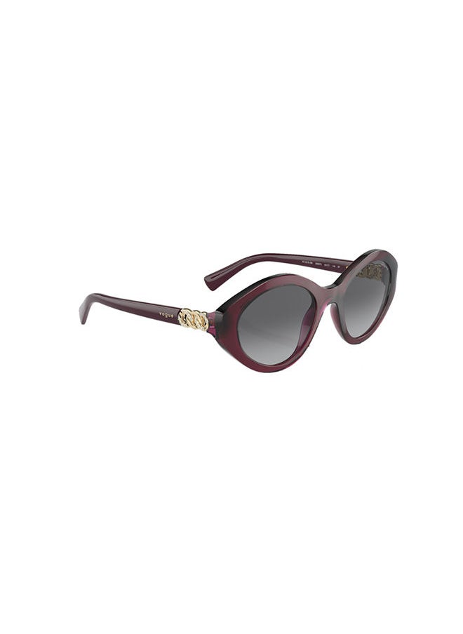 Vogue Full-Rimmed Oval Sunglasses 5576SB,52,2989, T3  - Image 3