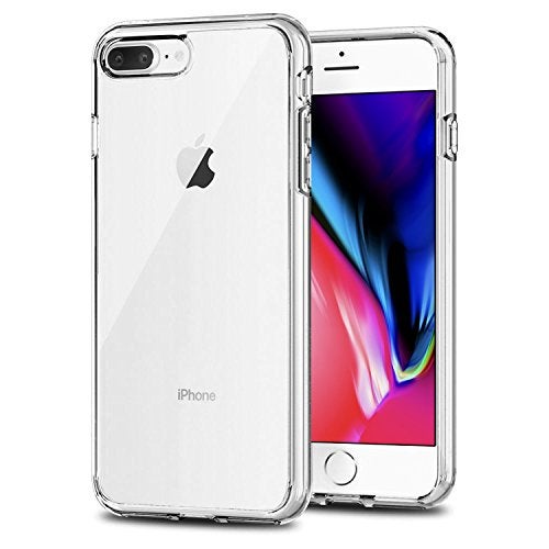 TENOC Phone Case Compatible with iPhone 7 Plus & iPhone 8 Plus, Clear Case Shockproof Protective Bumper Slim Cover for 5.5 Inch - Image 1