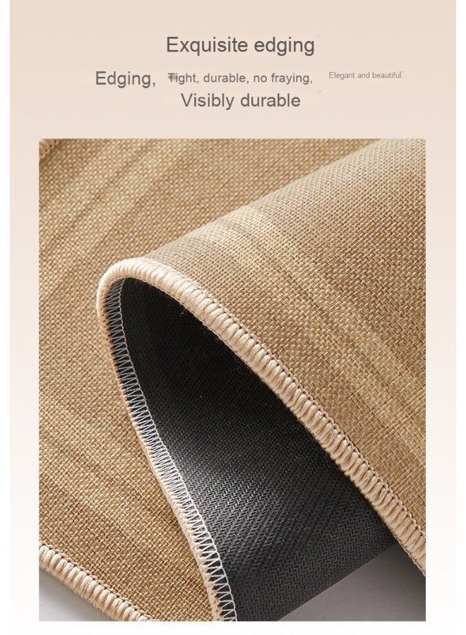 NeeMee Minimalist Linen Door Mat - Quick-Dry, Absorbent, Non-Slip Welcome Mat - Elegant Design for Home Use - Image 3