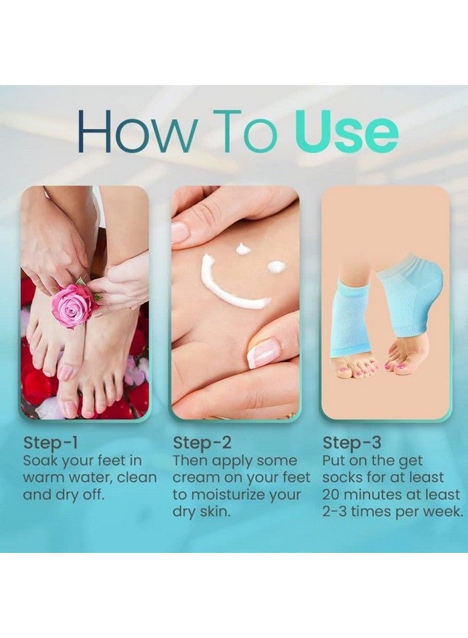 Samip 2 pair Ankle Gel Socks Half Heel Personal Care - Image 2